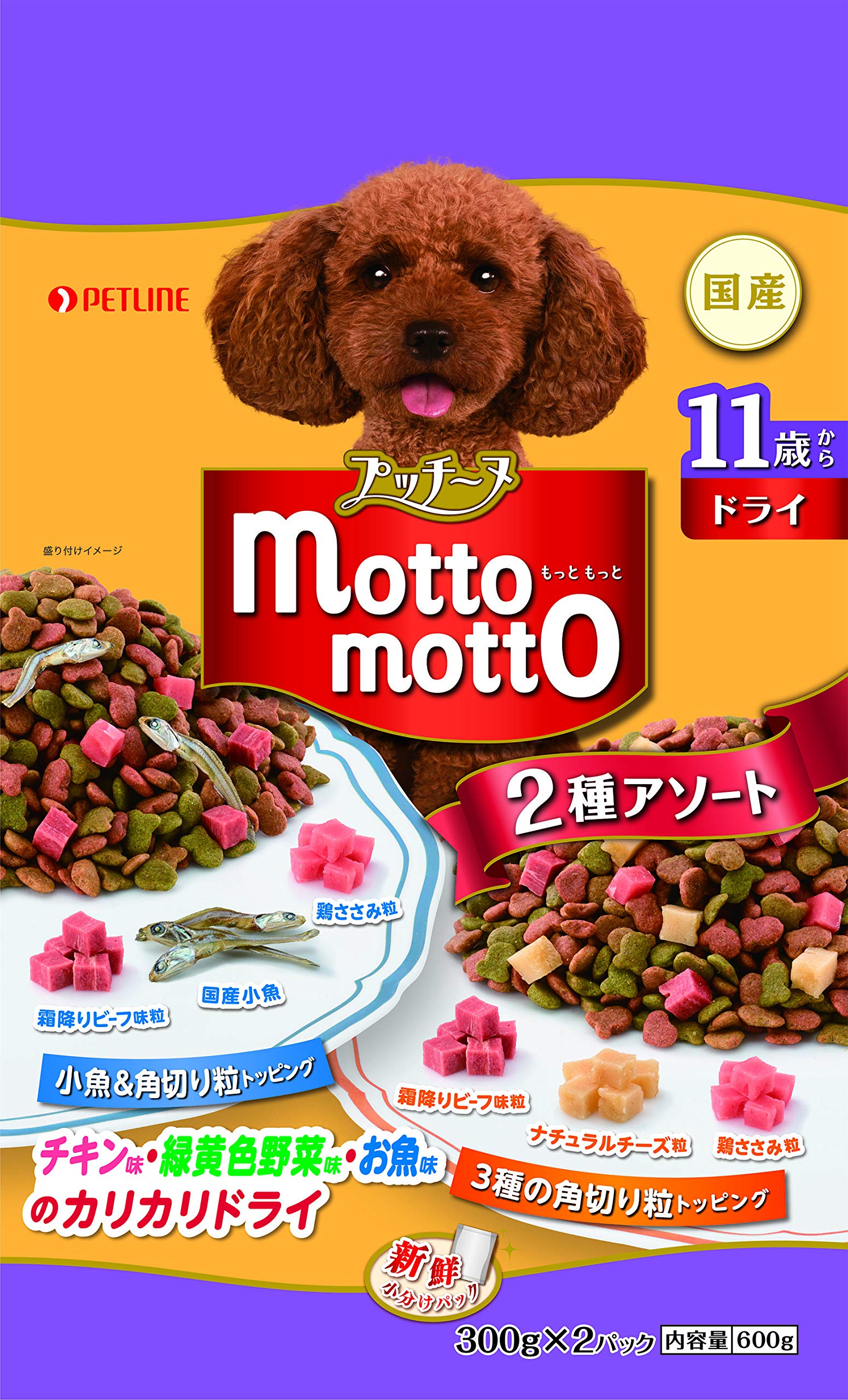 Amazon.co.jp: プッチーヌ ドッグフード motto motto ドライ 11歳から